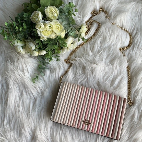 Coach Handbags - Coach Pink Ombré Callie Clutch